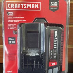 BRAND NEW SEALED Craftsman CMCB104 V20 20V MAX Lithium Ion Battery Charger