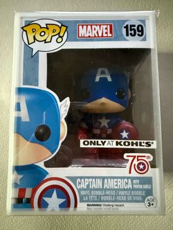 Marvel Captain America w/ Photon Shield Funko Pop #159 - Kohls Exclusive SELL/TRADE