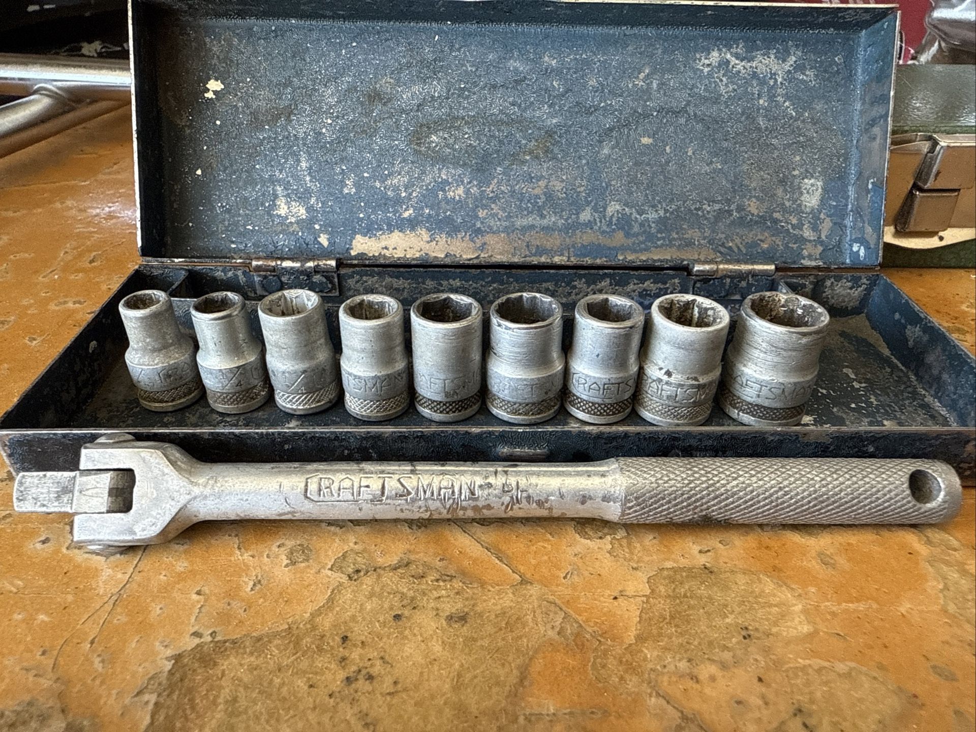 Craftsman BE Socket Set 1/4”