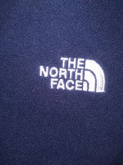 The North Face Women's Fleece Pullover Quarter Zip Navy Blue Size XL