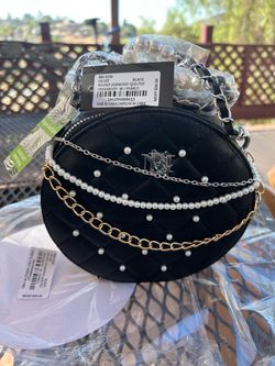 Badgley Mishka vegan leather round bag