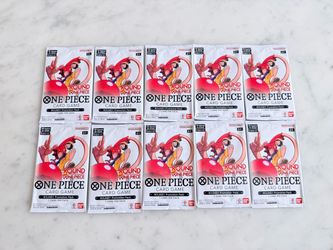 $35 each $330 for Set of 10 One Piece Round 1 Edition Promotion Pack Game Card Pack Extra Booster Packs 10 Cards Sealed Sleeved Pack Trading Card Band