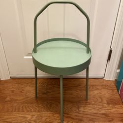 Light Green Side Table (IKEA BURVIK) 15” W x 30.75” H