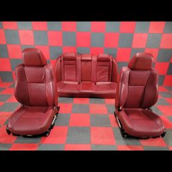2012 Dodge Charger Red Seats