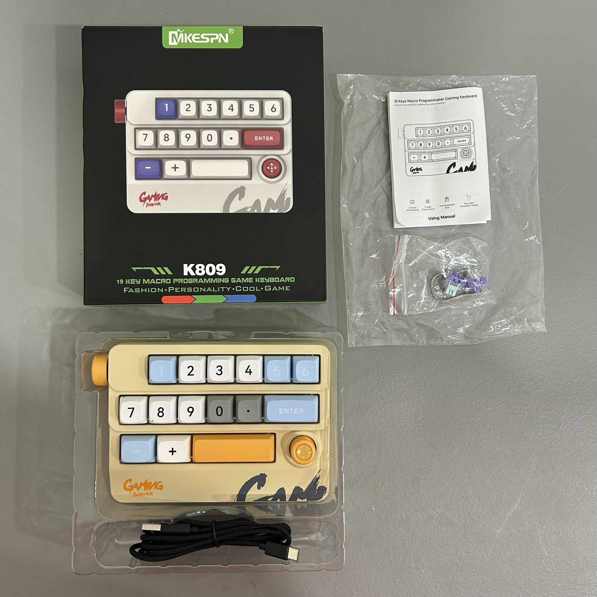 Custom Gaming Keyboard Macro Keypad Brand New