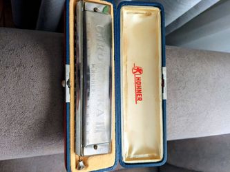 Large Hohner Chromonica III Vintage Harmonica