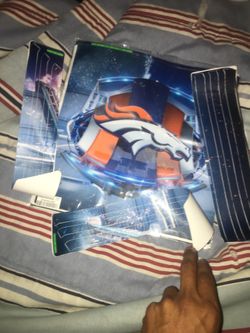 PS4 pro broncos sticker