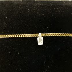 14KT Curb Bracelet 39711-1