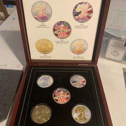 2005 Ultimate Silver Eagle Dollar Collection- $225 Firm
