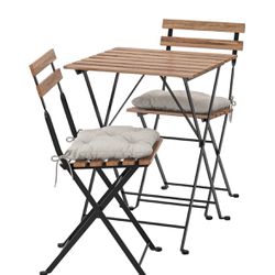 IKEA Tarno Outdoor Table and Chairs  with Cushions