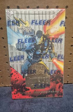 1994 FLEER MARVEL UNIVERSE SEALED BOX IRON MAN COVER NEAR MINT 36 PACKS