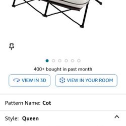 Queen Size Camping Cot Inflatable