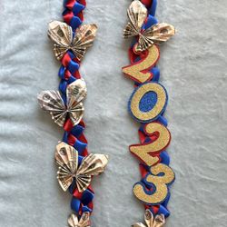 Graduation Ribbon Leis