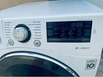 LG WM3488HW 2.3 cu.ft. Compact All-In-One Washer/Dryer Combo ventless 24” 120v perfect for apartment or RV , delivery available for extra charge  Prod