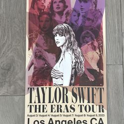 Taylor Swift The Eras Tour Los Angeles LA CA August 2023 SoFi Stadium Poster 