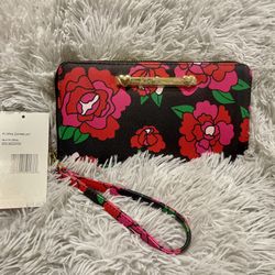 Betsey Johnson Floral Wallet Wristlet