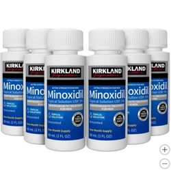 Kirkland Signature Minoxidil 5% Men Hair Regrowth Solution 6 Month Bottles