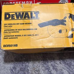DeWalt 20v Cordless Dry Hand Vacuum (tool Only)