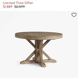 Pottery Barn Table 