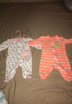 Newborn long sleeve onesies
