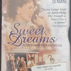 "Sweet Dreams" DVD- The Connie Francis Story-Jessica Lange,Ed Harris-Kar~ EX