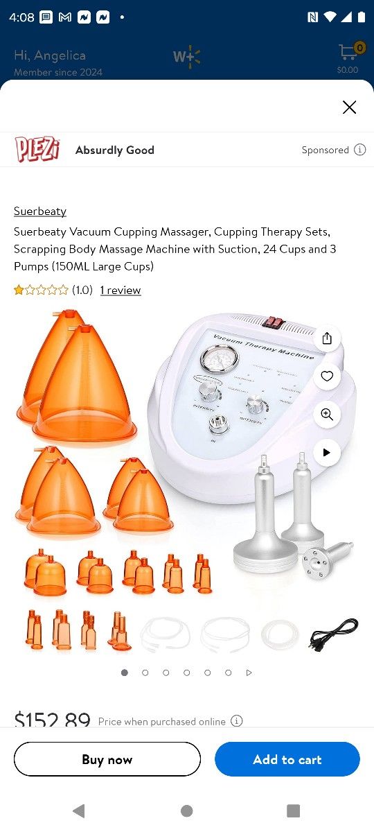 Brazilian Butt Lift Machine/ Cupping/Vacuuming Therapy