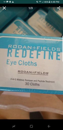 rodan + fields redefine eye cloths (2 in 1 make up remover)