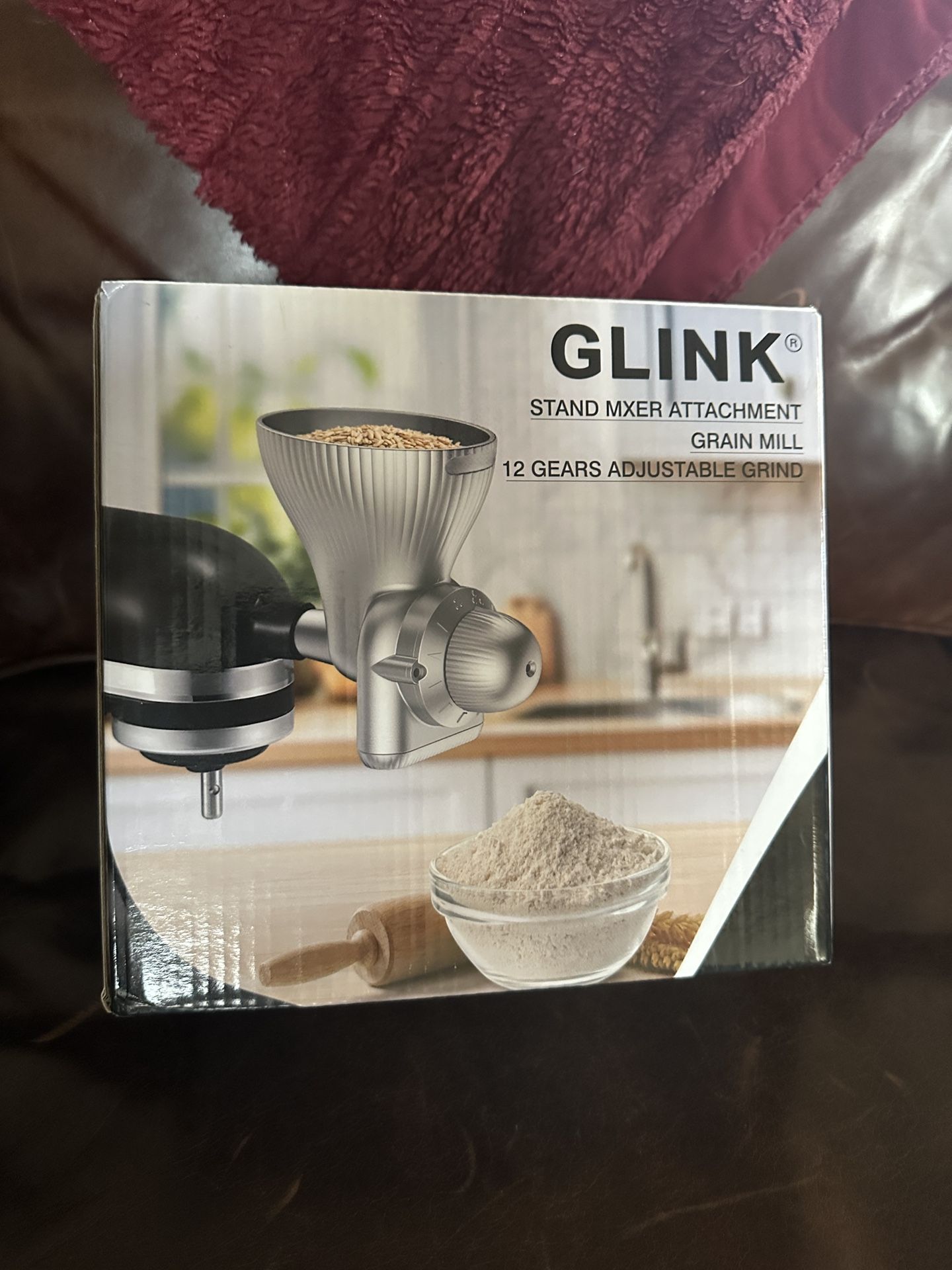 Grain Grinder Attachment - Works With Kitchen Aid