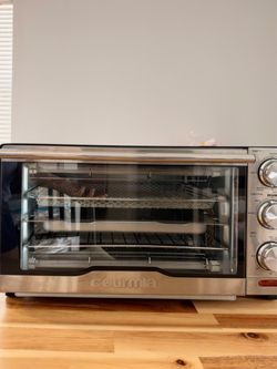 Gourmia Air Fryer Toaster Oven – Stainless Steel – Accessories Included