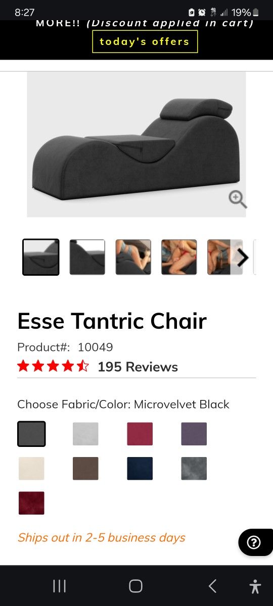 SEX CHAIR (LIBERATOR ESSE TANTRIC CHAIR)