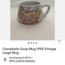 Cambells Soup Mug Like New