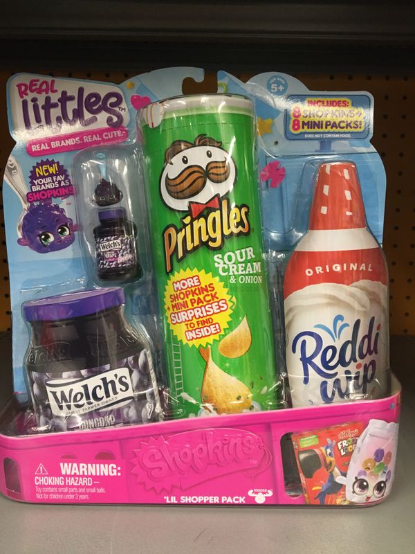 shopkins real littles shopper pack stores