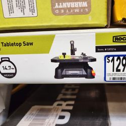 Rockwell Table Top Saw (Brand New)
