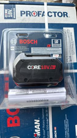 BOSCH 18v Aah Battery New 
