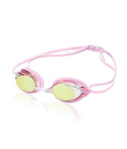 Speedo Women's Swim Goggles Mirrored Vanquisher-Pink