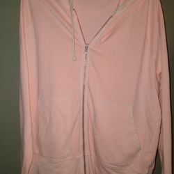 Light Orange Women Hoodie Sweater XXL