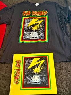 Like new 💪!! Bad Brains Vinyl LP + XL Graphic T-Shirt Bundle
