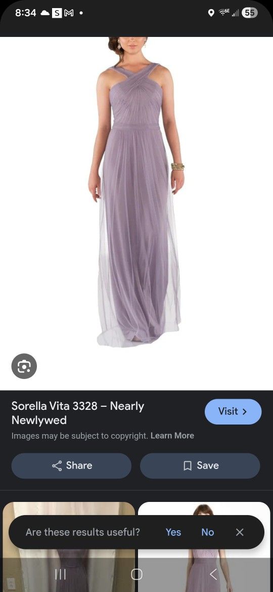 Elegant Dress Purple Size 12