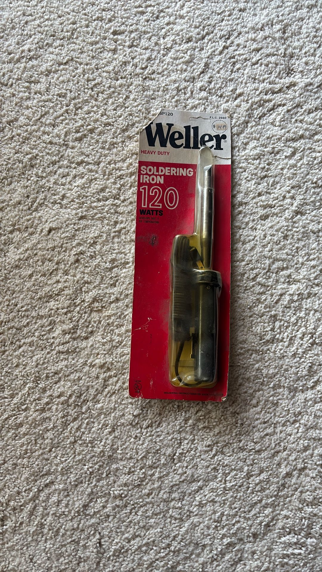Vintage Weller Heavy Duty Soldering Iron