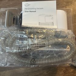 Pet Dog Grooming Set Clipper Vacuum Like New 