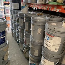 Paint , Pinturas Perronas , Exterior Flat, At $65 A Five Gallón Bucket 