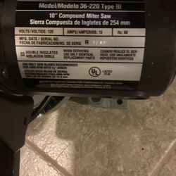 Chop Saw 10” Delta