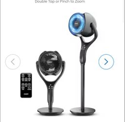 Candy Standing Fan for Bedroom 90 degrees and 120 degrees Oscillating Pedestal Fan
