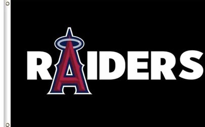 Raiders Angels Flag 5ftx3ft $20 Firm On Price