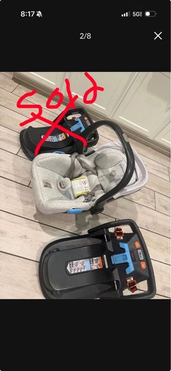 Uppababy Car seat and two bases