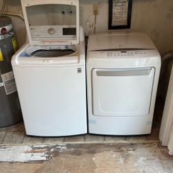 LG Washer And Dryer 