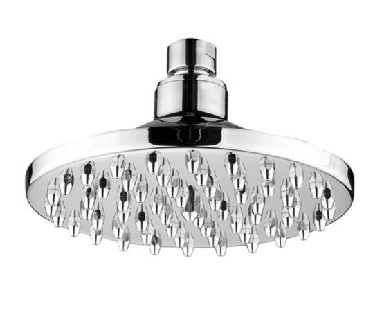 New Whitehaus Showerhaus 6" round rainfall shower head