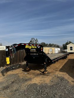 40ft Big Tex 25gn Trailer Deck Over Flat Bed 