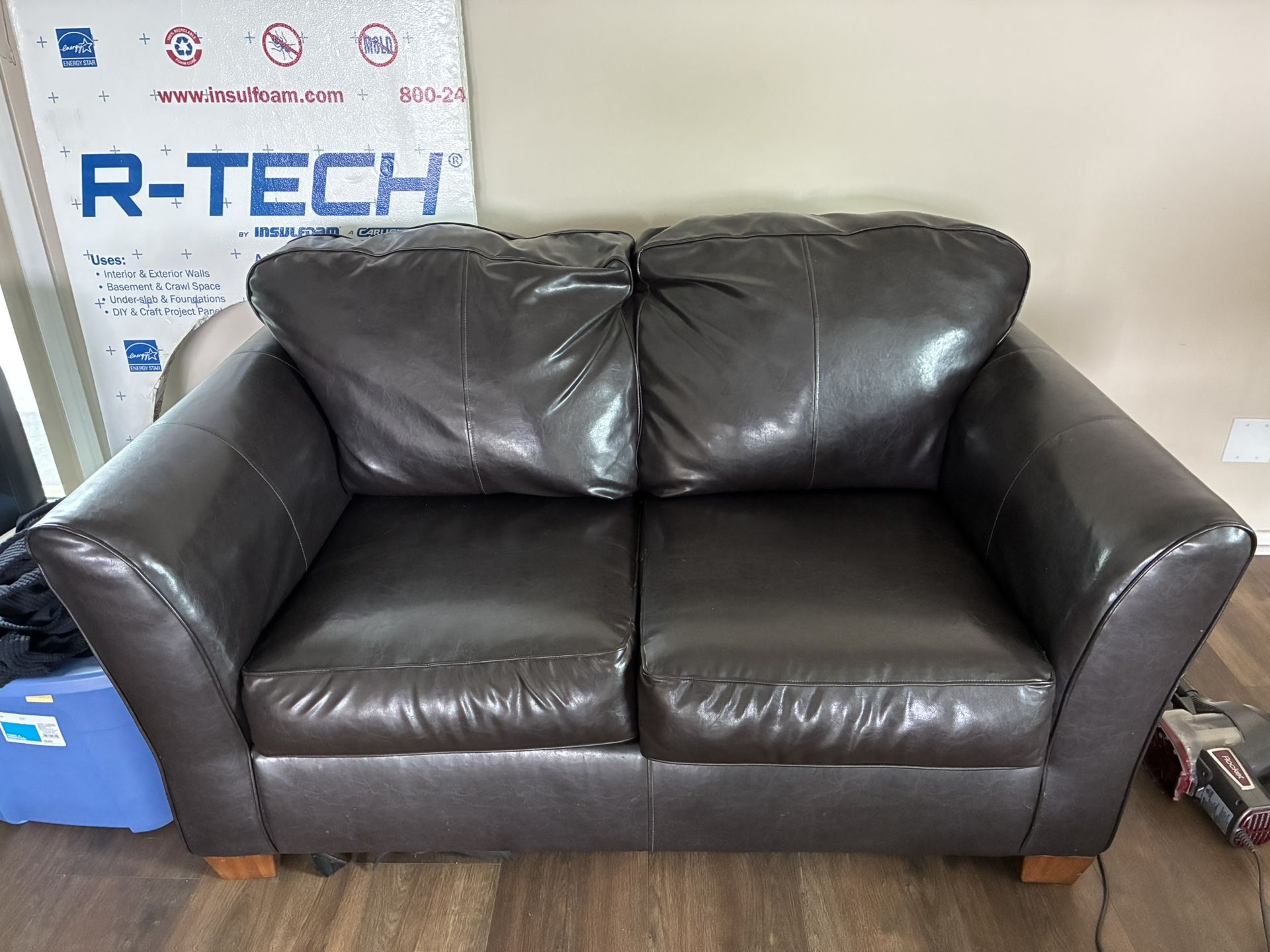 Loveseats faux leather