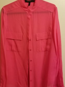 New Bcbgmaxazria 100% Silk Blouse XS